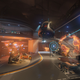 An example spawn room. The blackboard would spin for days if you played D-Va.